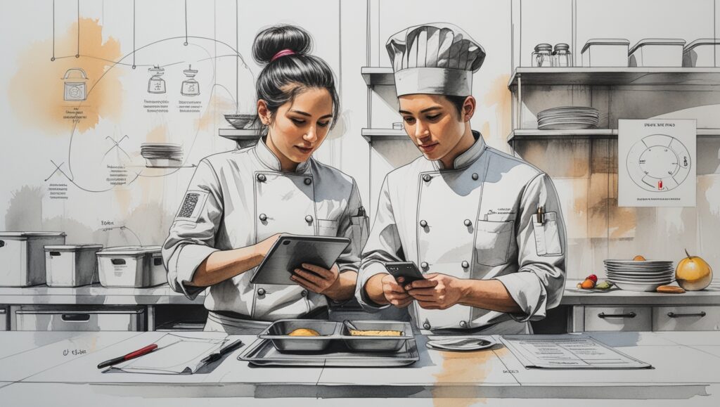 Cocina de restaurantes optimizada con inteligencia artificial para mejorar producción y consistencia