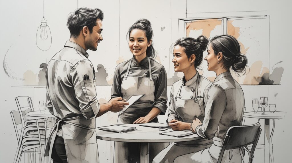 Chef reforzando su marca personal con formación culinaria profesional